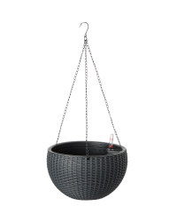 Gardenline Hanging Planter - Black