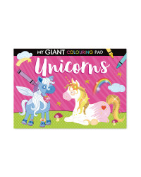 Giant Unicorn Poster To Colour Book