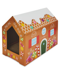 Gingerbread Cat Scratcher House