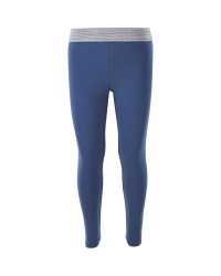 Girl's Navy Long Leggings