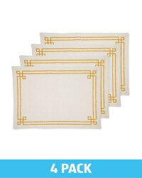 Kirkton House Gold Leaf Placemats
