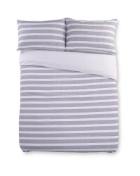 Grey Yarn Double Duvet Set