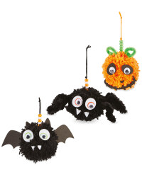 Halloween Pom Pom Character Kit