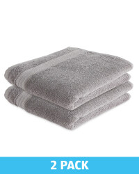 Kirkton House Hand Towels 2 Pack - Grey