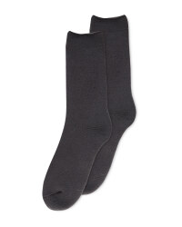 Mens Heat For Your Feet Socks - Dark Grey