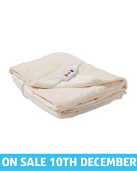 Heated Electric Blanket - Light Cream