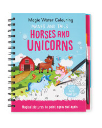 Unicorns Water Colouring Book