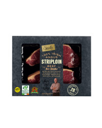 Irish Angus 8oz Striploin Steaks