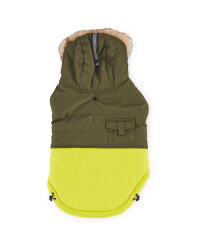 Khaki Smaller Dog Bomber Coat
