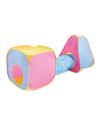 Kids' Play Tent - Pink/Blue/Yellow