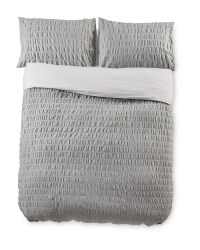 King Chambray Cotton Duvet Set