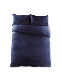 King Crinkle Duvet Set