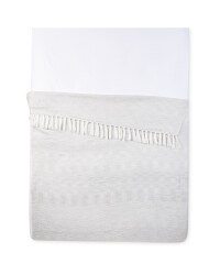 Kirkton House Bouclé Throw - Light Grey