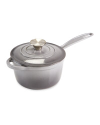 Kirkton House Cast Iron Saucepan - Grey