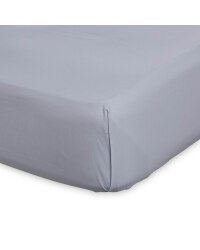 Kirkton House Double Flat Sheet - Grey