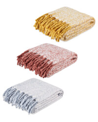 Kirkton House Faux Mohair Throw