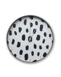 Kirkton House Grey Dot Clock