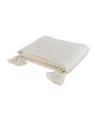 Kirkton House Muslin Throw - Cream