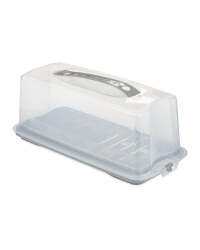Kirkton House Oblong Cake Carrier - Grey