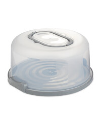 Kirkton House Round Cake Carrier - Grey