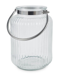 Kirkton House Silver Glass Lantern