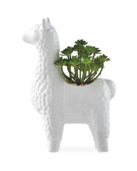 Kirkton House White Llama Plant Pot