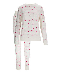 Ladies' Avenue Star Pyjamas - Pink Mix