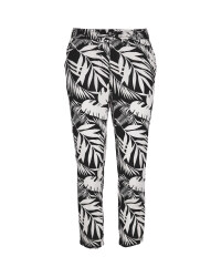 Ladies' Black & White Trousers