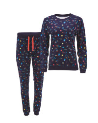 Ladies' Navy Cosy Pyjamas