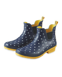 Ladies' Spotty Ankle Wellingtons