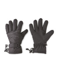 Ladies' Black/White Gloves