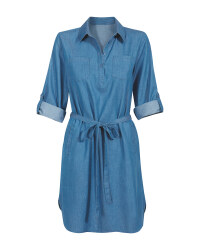 Avenue Ladies' Blue Denim Dress