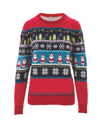 Avenue Ladies' Fairisle Yoke Jumper