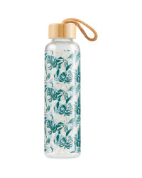 Palm Leaf Glass Hydration Bottle