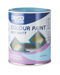 Light Blue Silk Matt Paint
