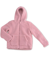 Lily & Dan Kids' Pink Borg Jacket