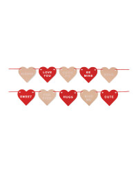 Love Heart Bunting 2 Pack