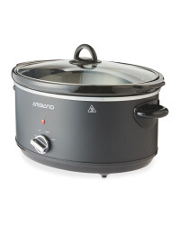 Matt Black Slow Cooker 6.5L