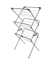 Addis Matt Black 3 Tier Airer