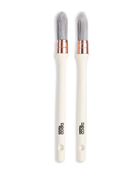 Medium Rose Gold Sash Brushes 2 Pack