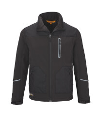 Men's Black Softshell Jacket