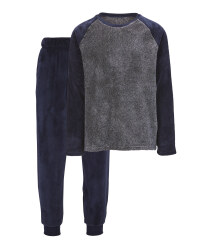 Men's Fleece Loungewear - Navy