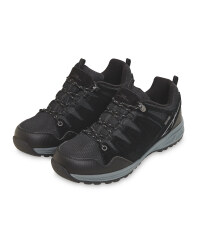 Crane Black Men's Trekking Shoes