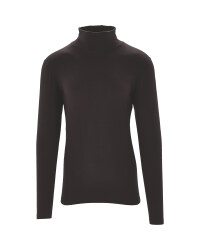 Crane Men's Black Roll Neck Top