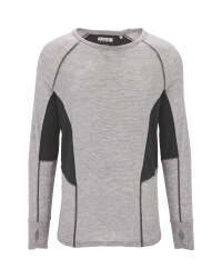 Men's Grey Base Layer Top