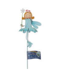 Metal Fairy Plant Pot Stick - Blue