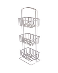 Metal Grey Storage Caddy