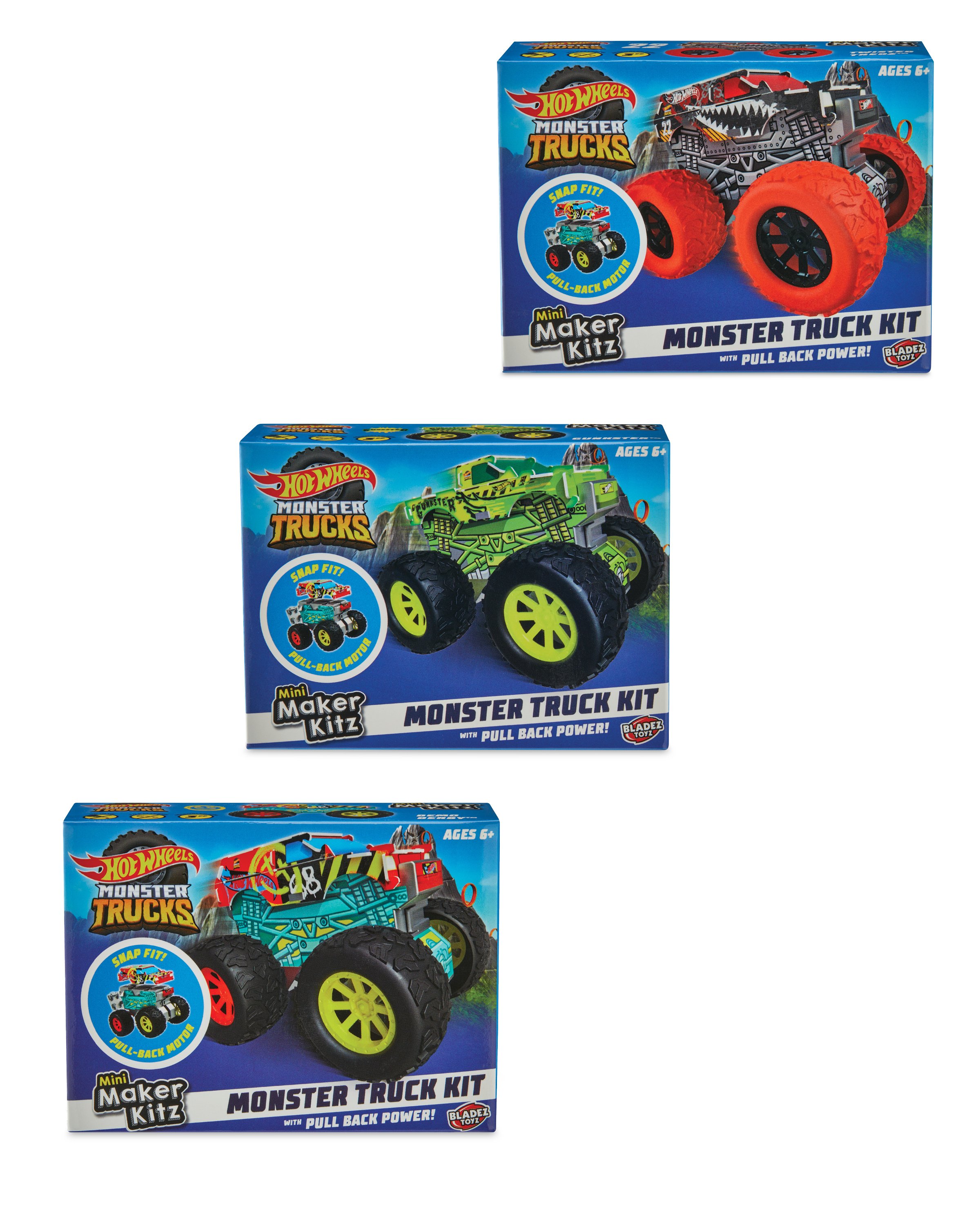 150 licensed Hot Wheels Monster Trucks Mini Stickers -  Israel