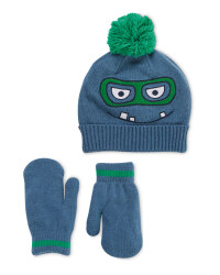 Blue Monster Winter Warmers Set
