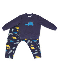 Navy Dino Sweatshirt and Joggers